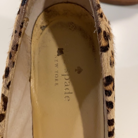 Kate Spade Leopard wedges 6.5 - Picture 3 of 10